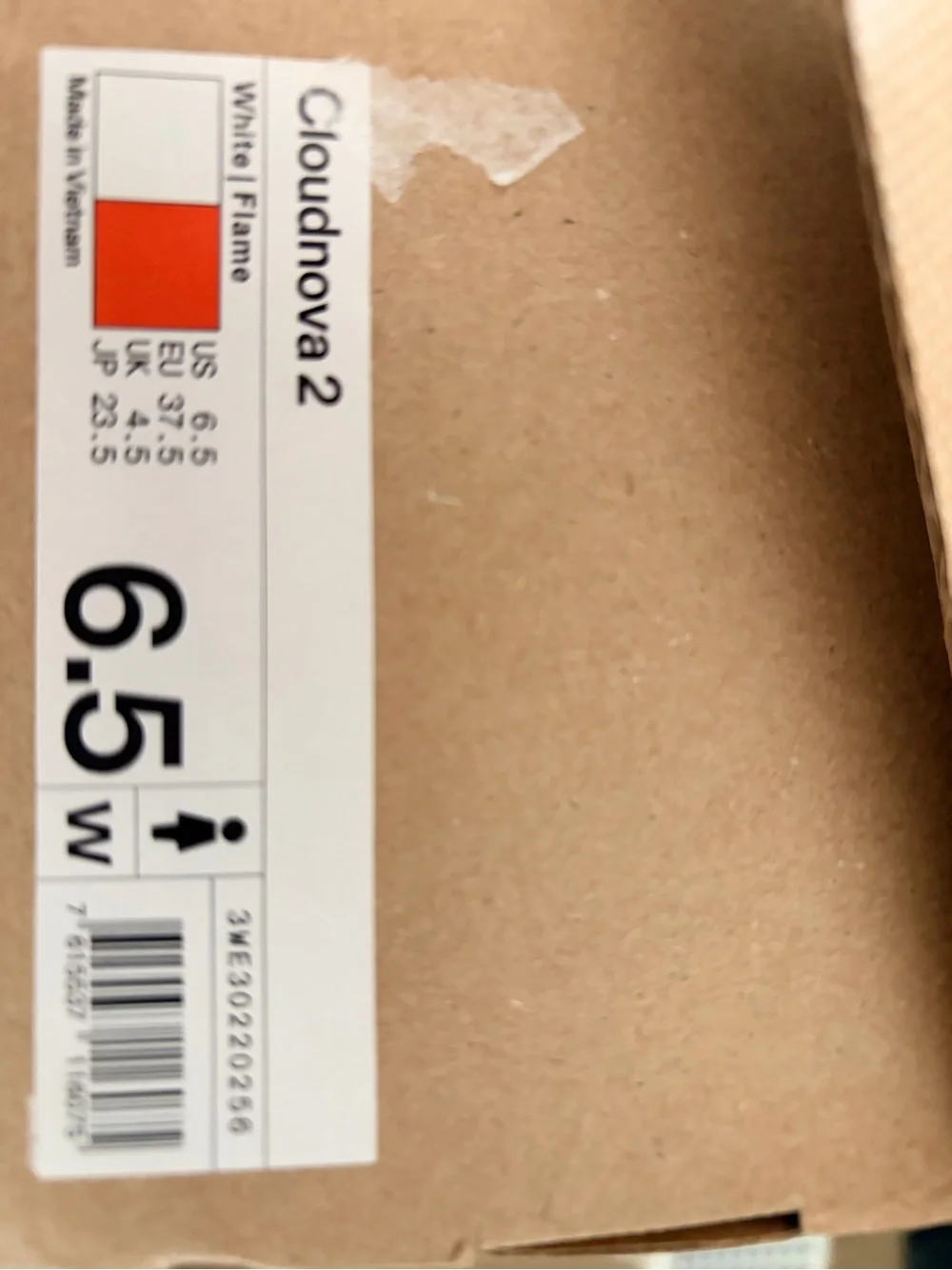 On Running Cloudnova 2 White/Flame Women’s Sneakers brand new
